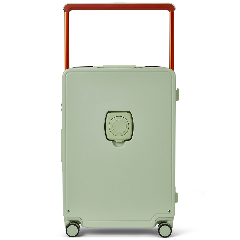 Чемодан унисекс WALKTRIP PC Travel Bag белый/ванильно-молочный/черно-красный, 20 inches EU