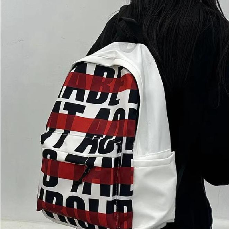 Рюкзак унисекс MARKANGARO MK-DWBA1592 белый/розовый/фиолетовый/черный, Backpack EU