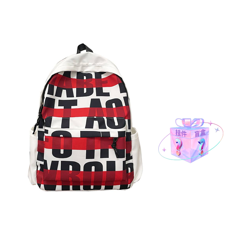 Рюкзак унисекс MARKANGARO MK-DWBA1592 белый/розовый/фиолетовый/черный, Backpack EU