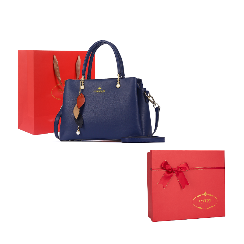 Сумка женская PAYOT PY8089-1 экрю/темно-синий/классический черный