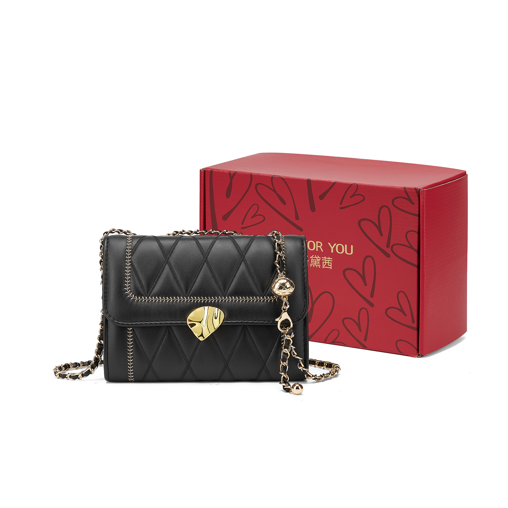 Сумка женская CORALDAISY комплект G4014046 черная/белая