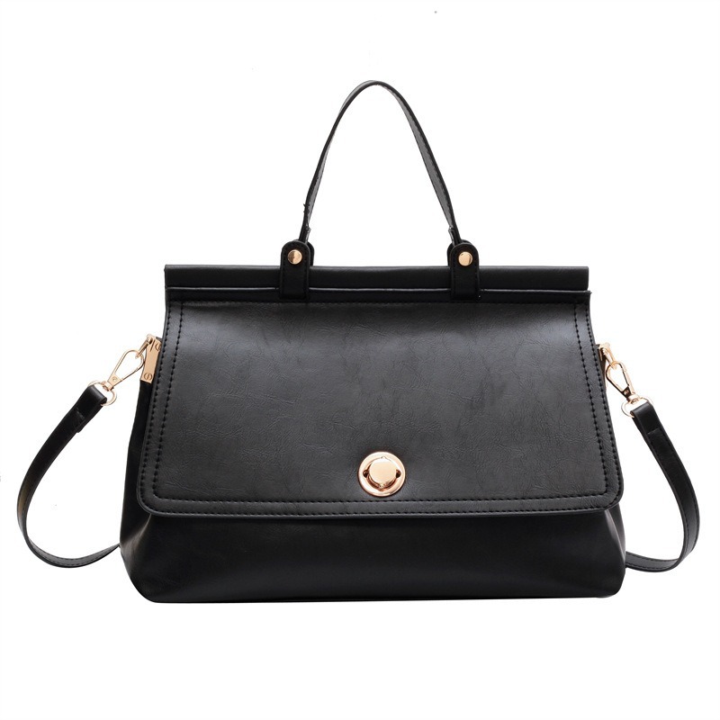 Сумка женская NOMK MK23119-10 черная/коричневая