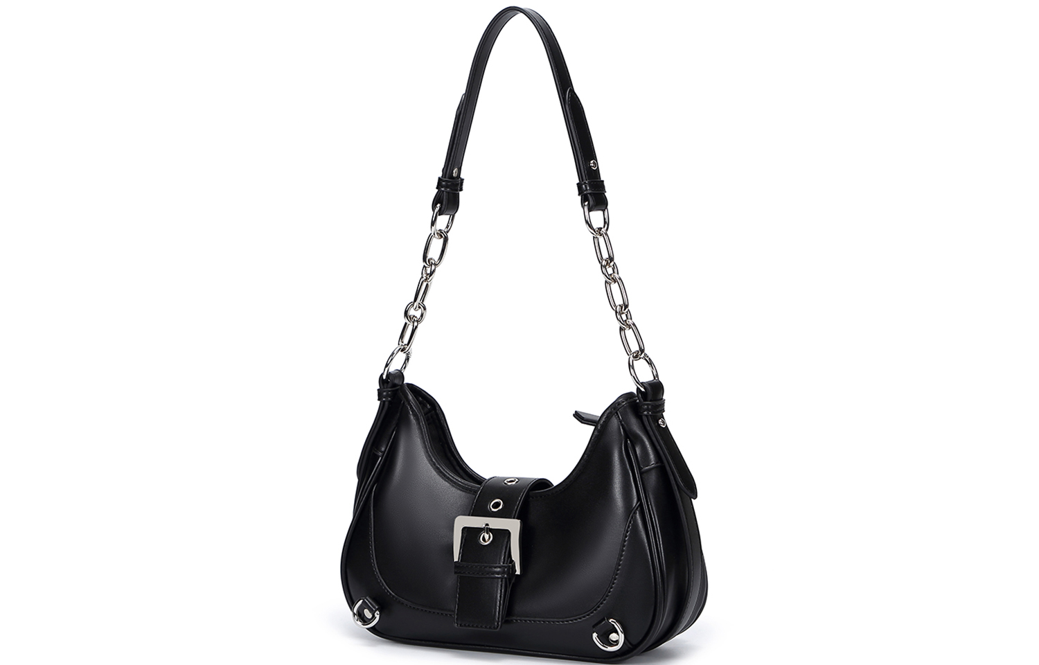 Сумка женская UNITE STAR US23116 серебристо-черная