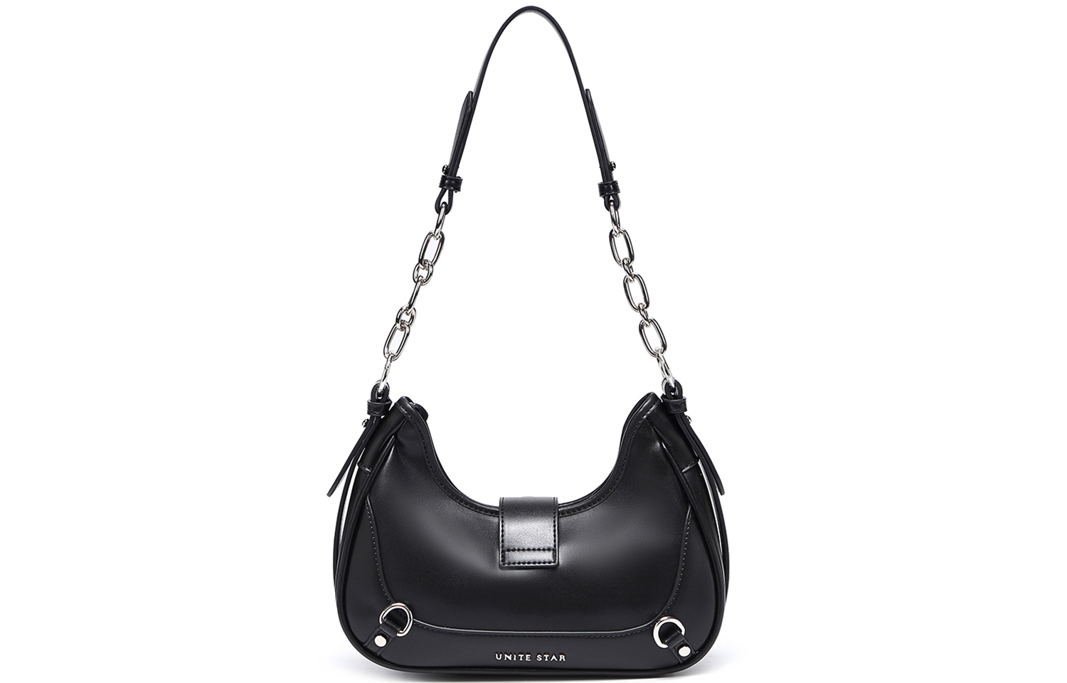 Сумка женская UNITE STAR US23116 серебристо-черная