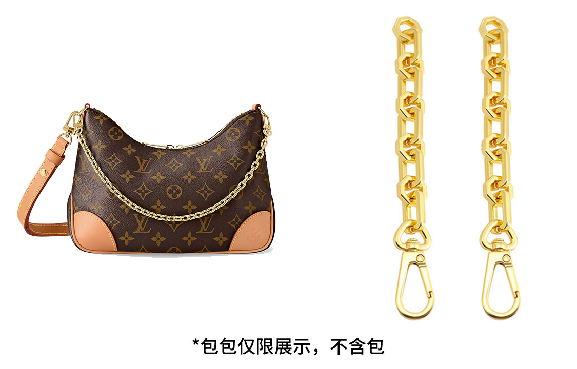 Цепочка для сумки женская Luxury Care qdw0423 многоцветная, gold extender chain 15cm*2