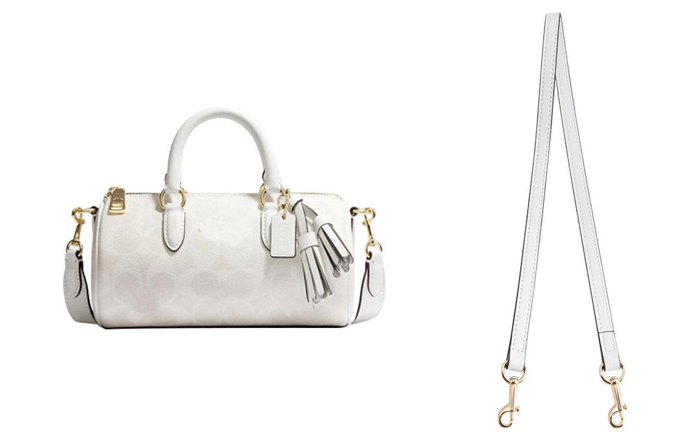 Ремень для сумки женский Luxury Care Artisan Workshop белый/черный