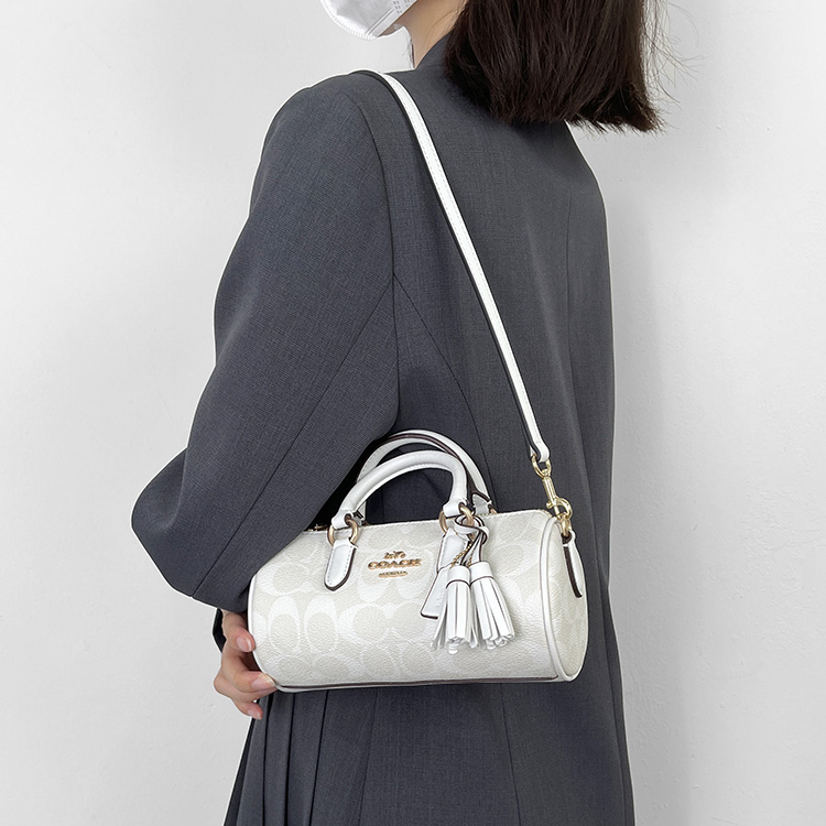 Ремень для сумки женский Luxury Care Artisan Workshop белый/черный