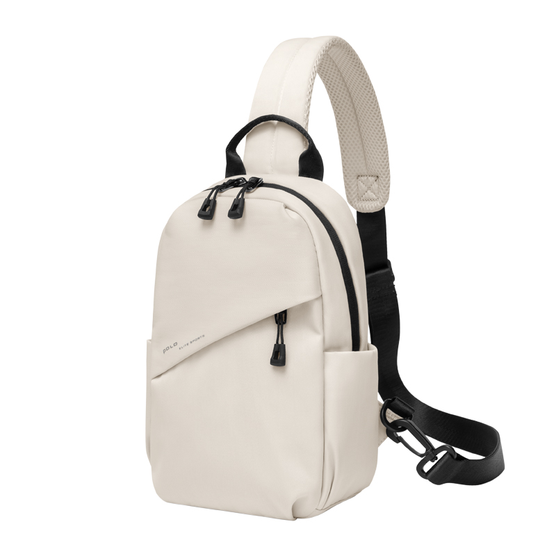 Сумка мужская POLO PAD32066 экрю/чёрная