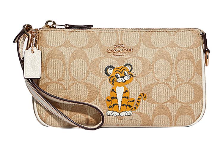 Сумка женская COACH Nolita 19 хаки, белый