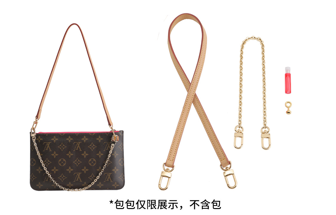 Ремень для сумки женский Luxury Care Artisan Workshop qdw0333, бежевый, 60cm Underarm Cow Leather Shoulder Strap-Smaller Bag Modified Set EU