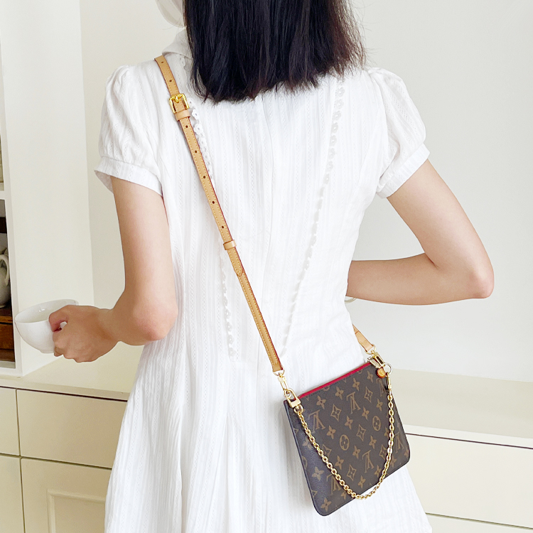 Ремень для сумки женский Luxury Care Artisan Workshop qdw0333, бежевый, 60cm Underarm Cow Leather Shoulder Strap-Smaller Bag Modified Set EU