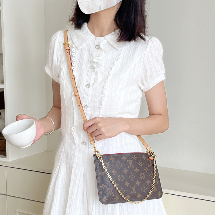 Ремень для сумки женский Luxury Care Artisan Workshop qdw0333, бежевый, 60cm Underarm Cow Leather Shoulder Strap-Smaller Bag Modified Set EU