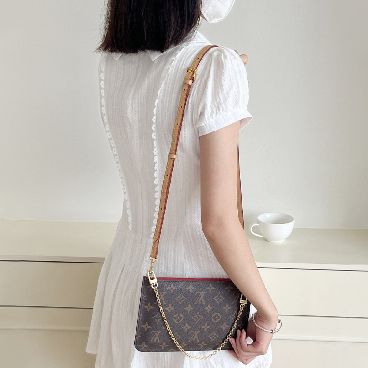 Ремень для сумки женский Luxury Care Artisan Workshop qdw0333, бежевый, 60cm Underarm Cow Leather Shoulder Strap-Smaller Bag Modified Set EU