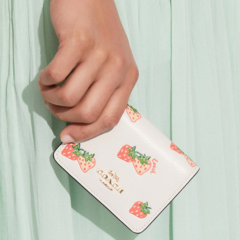 Сумка женская COACH CB607-IMCAH белая мини