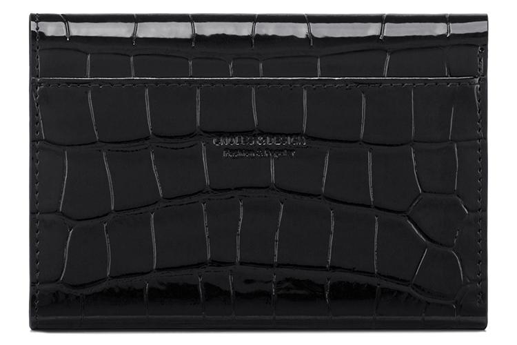 Кошелек женский CNOLES K125012K1828 глянцевый пудровый, черный