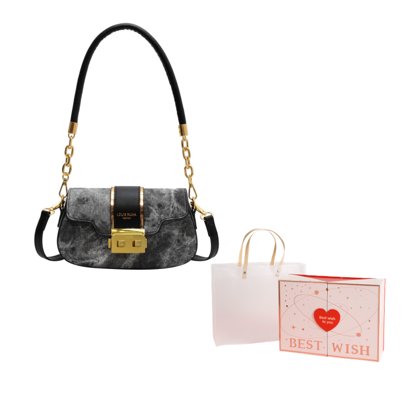 Сумка женская NOMK MK23112-8 черный, кофейный