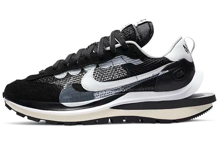 Кроссовки унисекс Nike Sacai X VaporWaffle черные, 41 EU