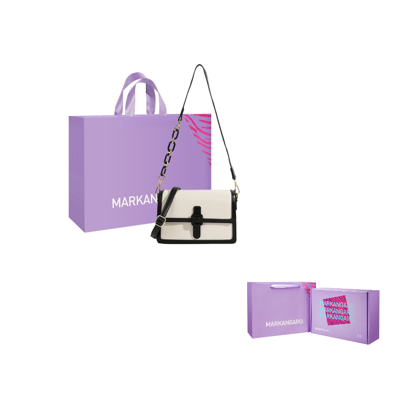 Сумка женская MARKANGARO MK-DWBA1233 черно-белая