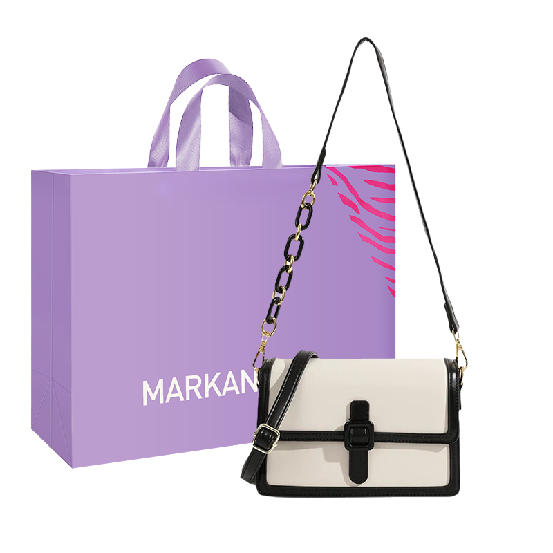 Сумка женская MARKANGARO MK-DWBA1233 черно-белая