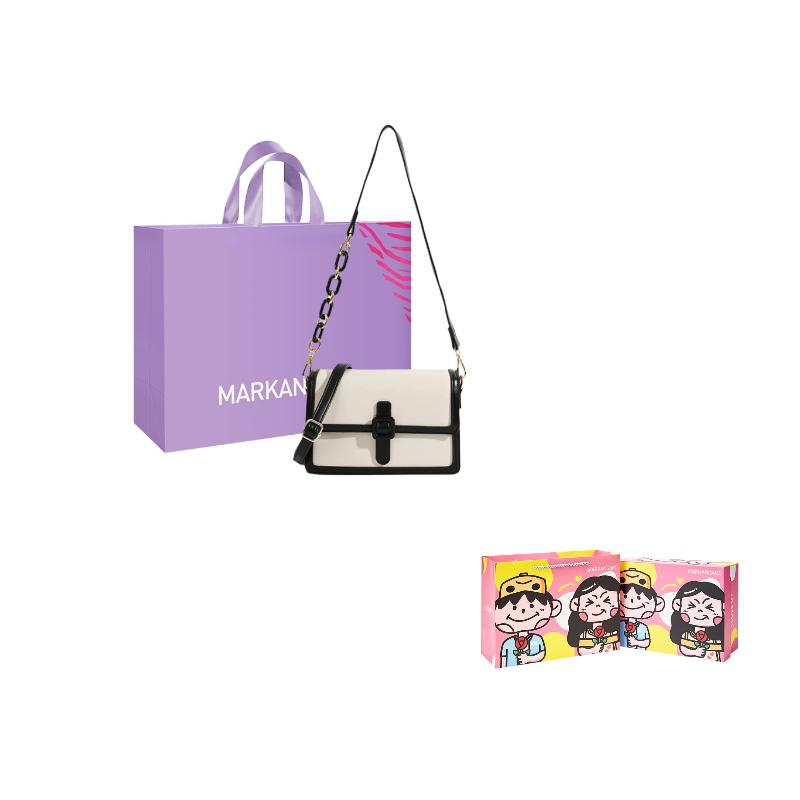 Сумка женская MARKANGARO MK-DWBA1233 черно-белая