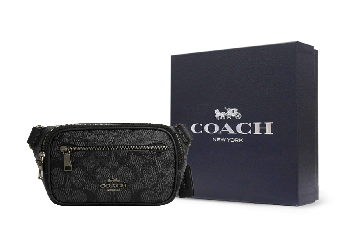 Сумка мужская COACH Trumpets черная