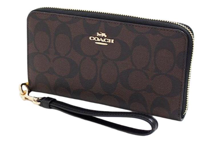 Клатч женский COACH 1832783 черно-коричневый