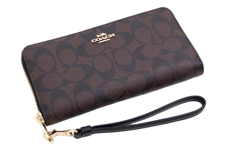 Клатч женский COACH 1832783 черно-коричневый