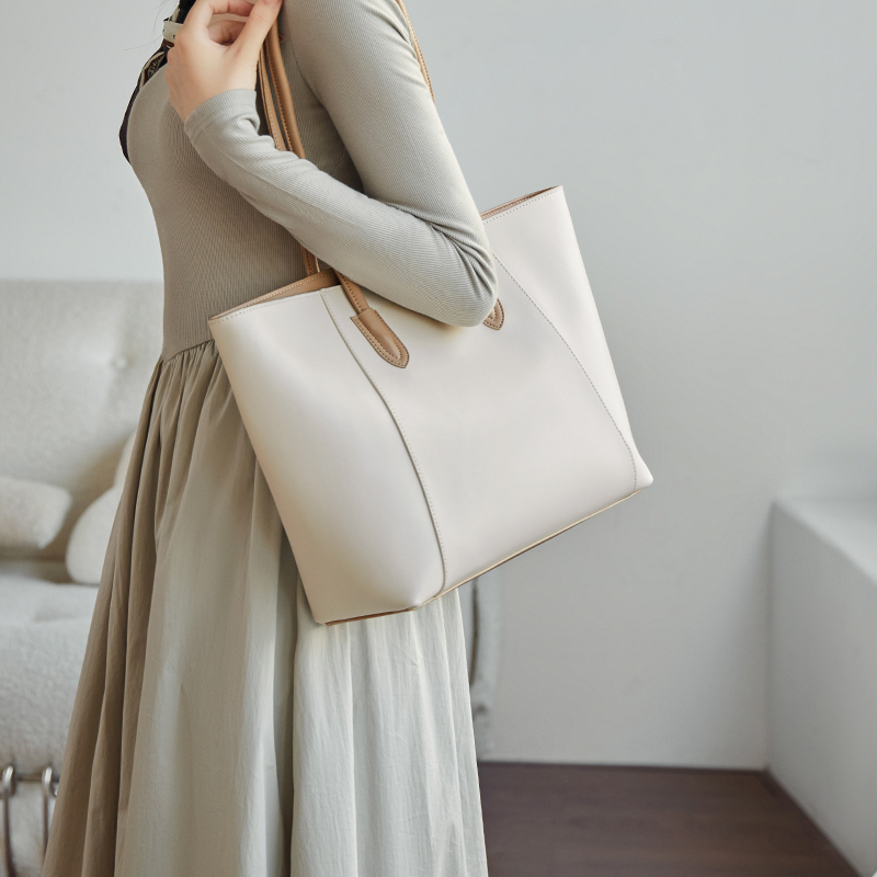 Сумка женская Narandu 612320445 коричневая, экрю и абрикосовая