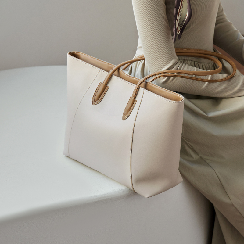 Сумка женская Narandu 612320445 коричневая, экрю и абрикосовая