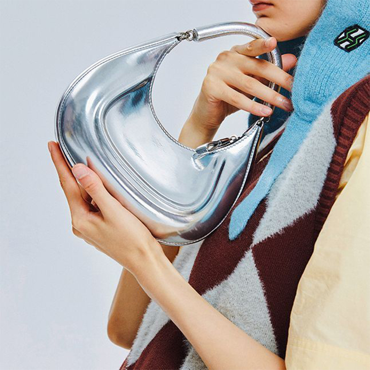 Сумка женская KUNOGIGI Niche Designer кристальносеребристая