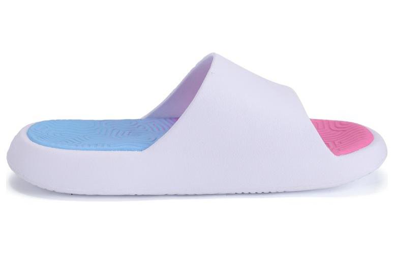 Шлепанцы унисекс PEAK Extremely Large Triangle 1.0 белые, розовые, синие, 38 EU