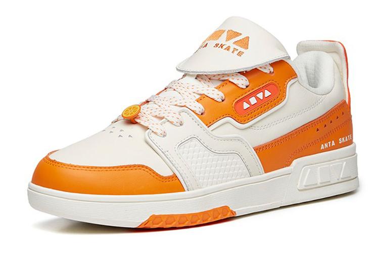 Кроссовки мужские ANTA AOYU бело-оранжевые