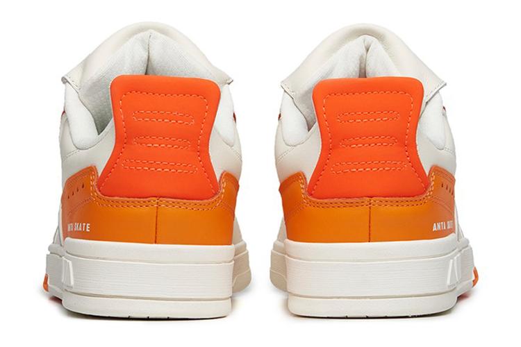 Кроссовки мужские ANTA AOYU бело-оранжевые