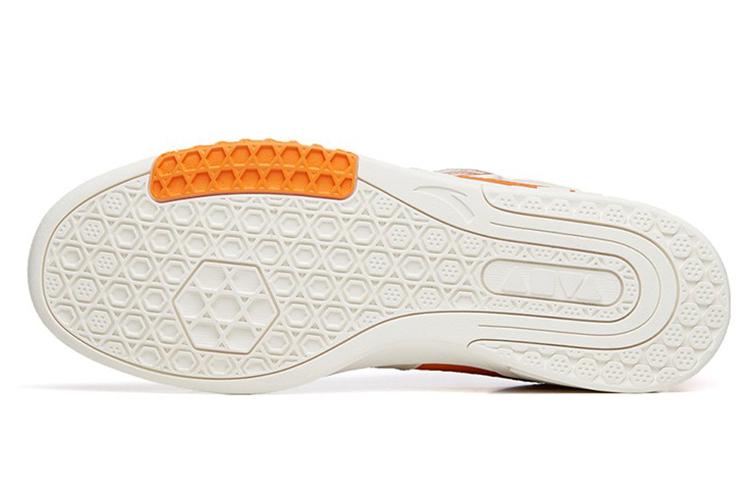 Кроссовки мужские ANTA AOYU бело-оранжевые