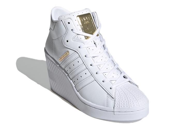 Полуботинки женские Adidas Superstar Ellure белый золотистый металлик, 36 2/3 EU