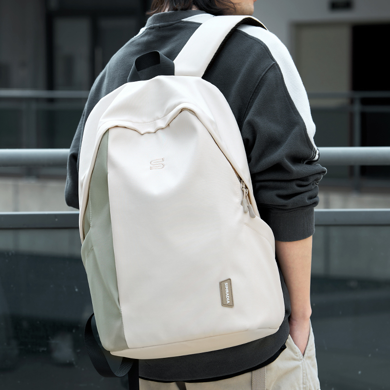 Рюкзак мужской MOYYI Oxford черный/экрю