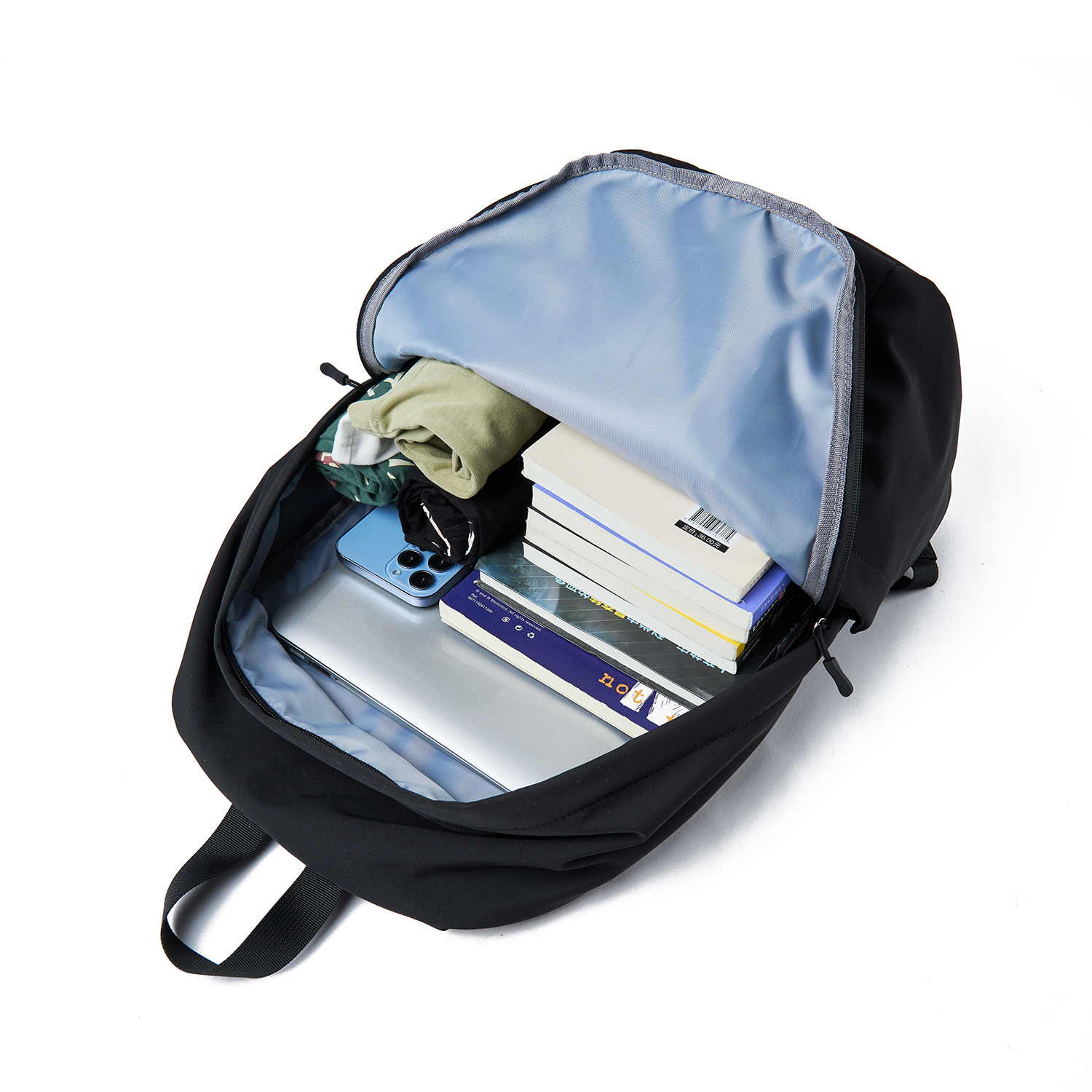 Рюкзак мужской MOYYI Oxford черный/экрю