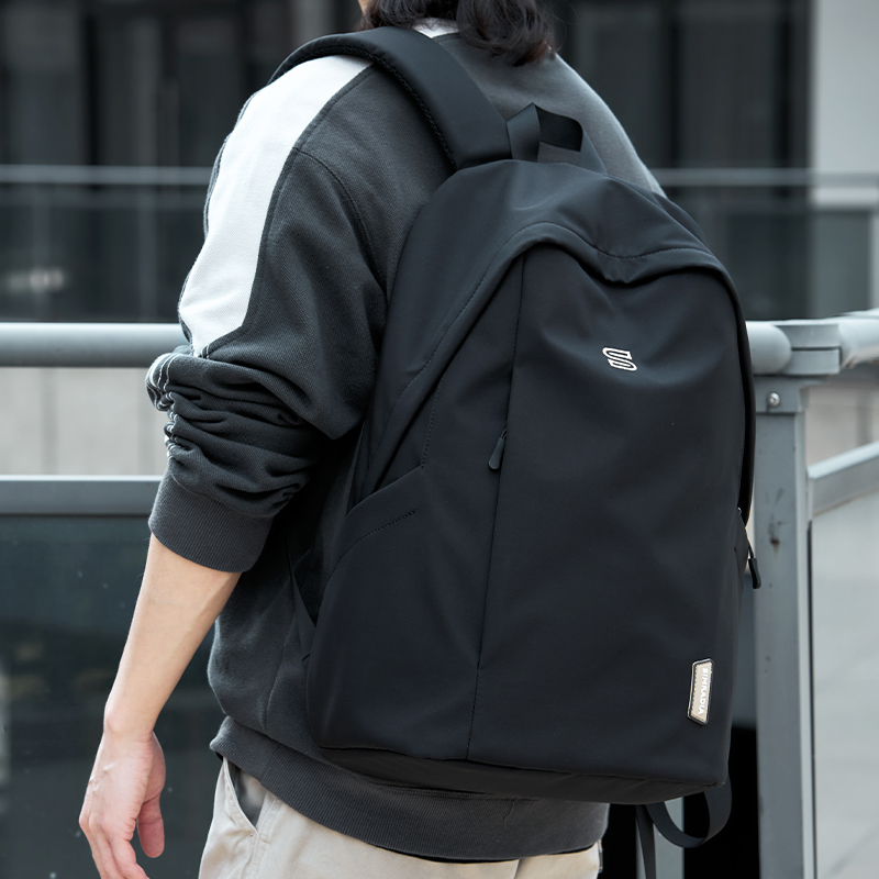 Рюкзак мужской MOYYI Oxford черный/экрю