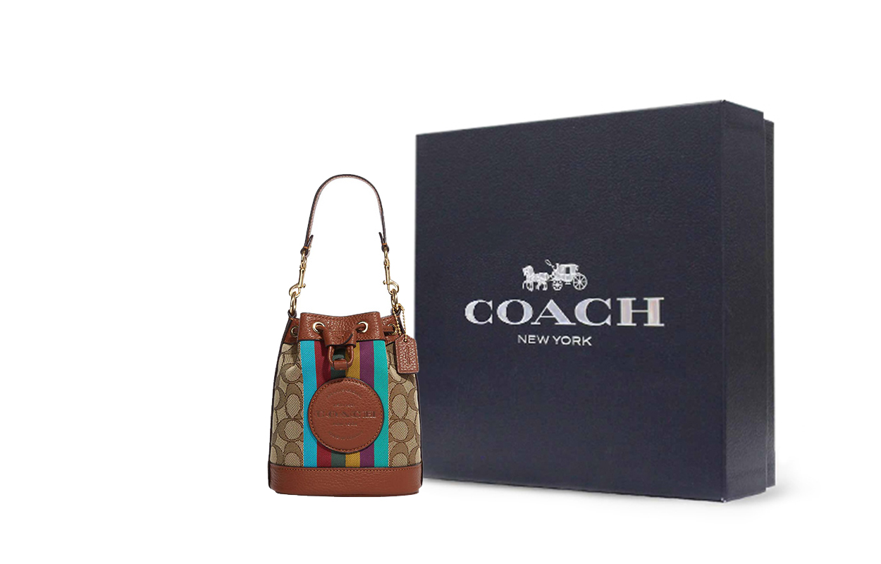 Сумка женская COACH Dempsey Mini хаки