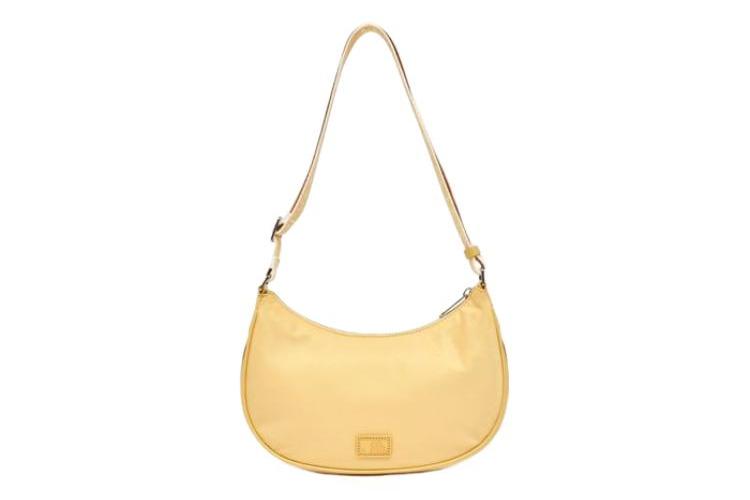 Сумка женская MLB 1842297 лимонно-жёлтая