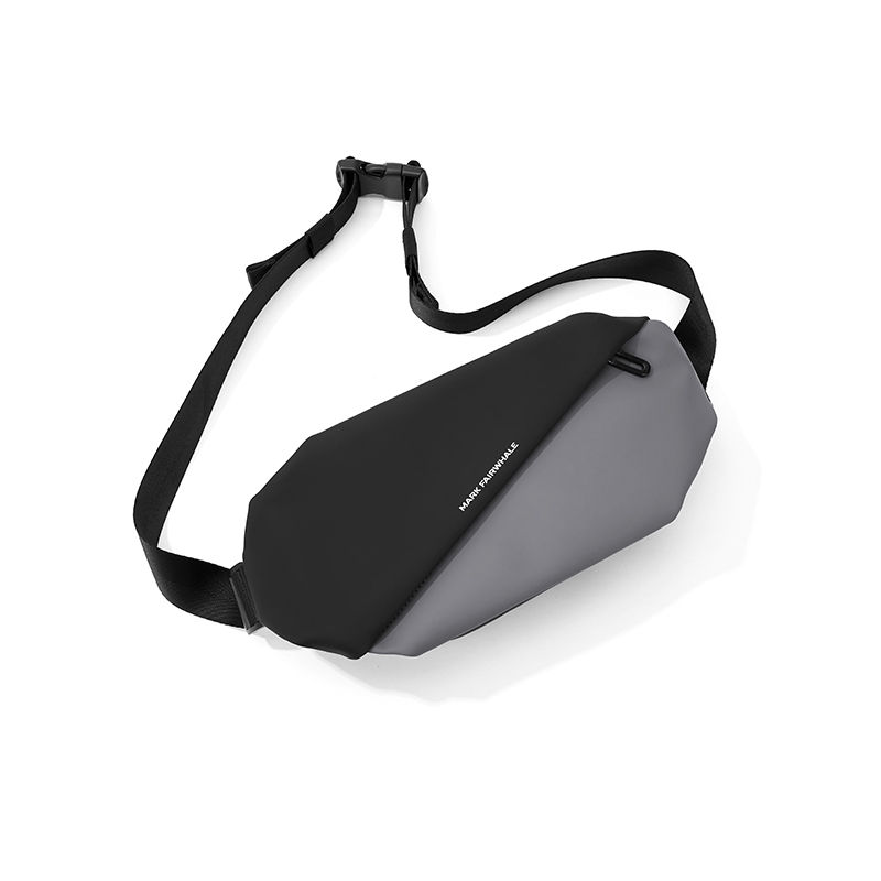 Сумка мужская FAIRWHALE 663228044004 серо-черная