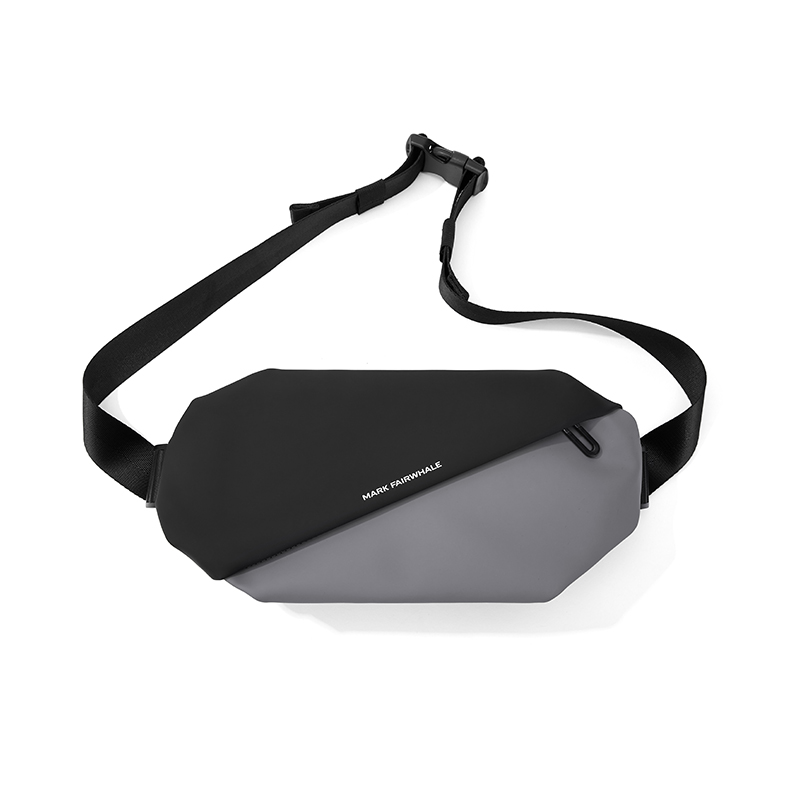 Сумка мужская FAIRWHALE 663228044004 серо-черная