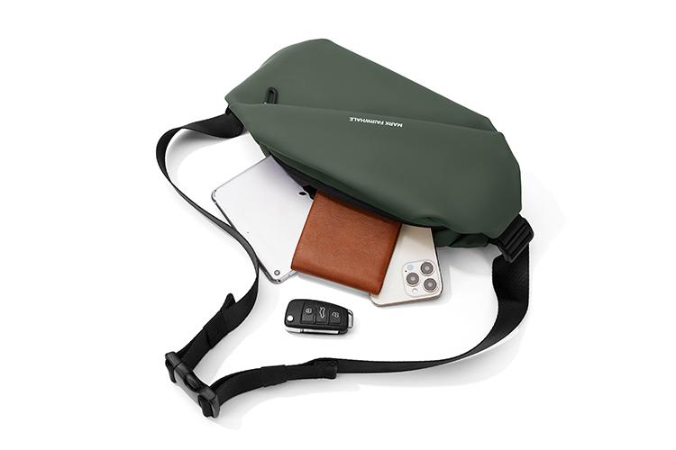 Сумка мужская FAIRWHALE 663228044004 серо-черная