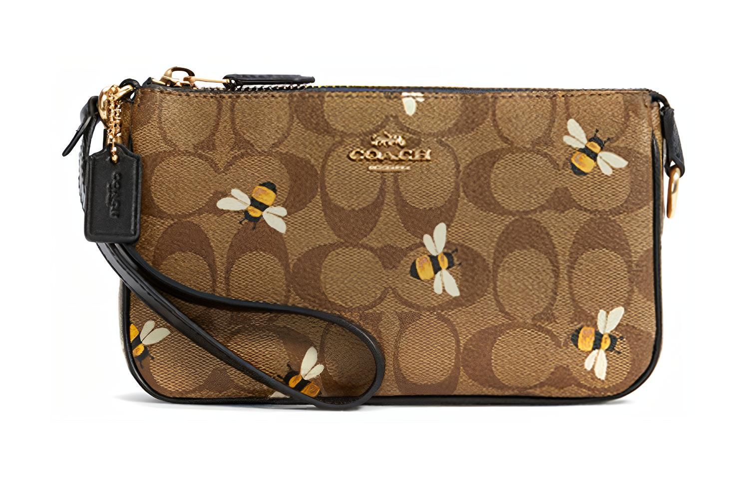 Сумка женская COACH Nolita Canvas Pochette хаки