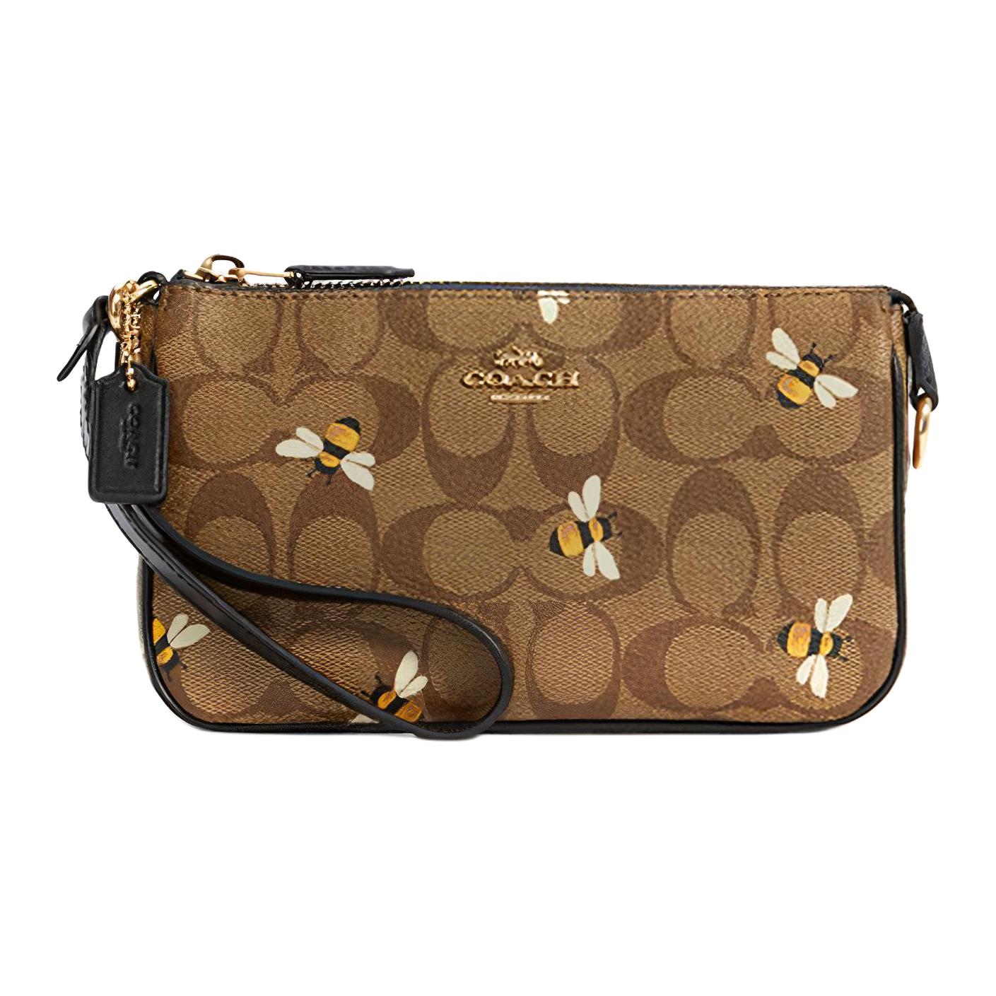 Сумка женская COACH Nolita Canvas Pochette хаки
