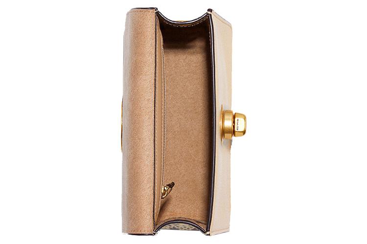 Сумка женская COACH Bowery бежевая и желтая