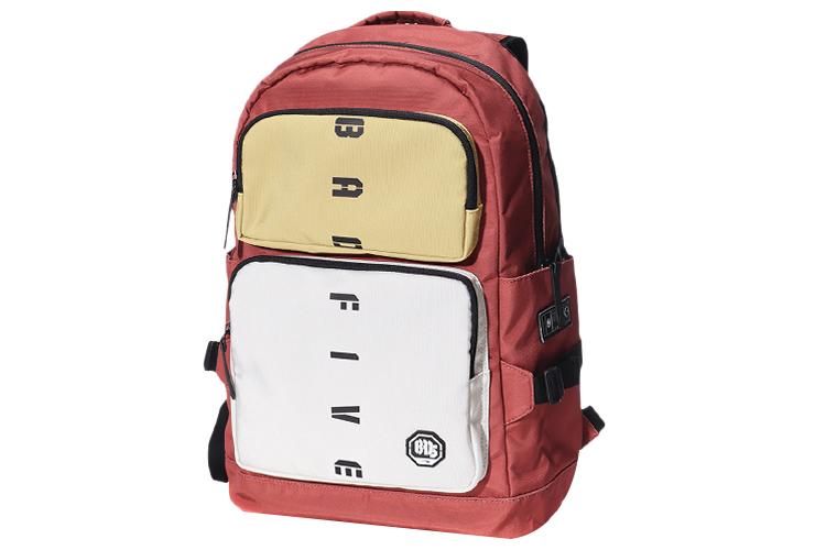 Рюкзак унисекс LiNing Regular оранжево-жёлто-белый