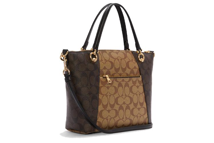 Кроссбоди-сумка женская COACH Kacey коричнево-черная мультицветная