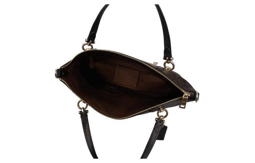 Кроссбоди-сумка женская COACH Kacey коричнево-черная мультицветная