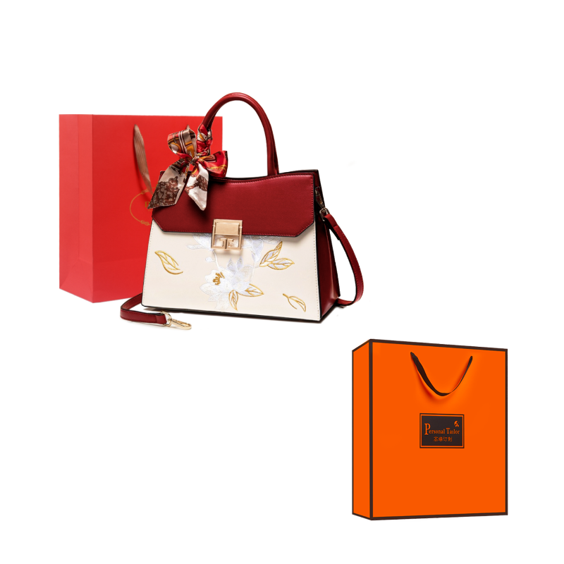 Сумка женская PAYOT PY1973 бордовая и экрю